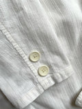 White Cotton Vintage Laura Ashley Blazer Jacket