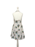 1960's Floral Pop Print Mini Dress - hurdyburdy vintage