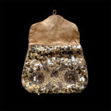 1930s Antique Gold Sequin Purse