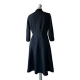 Original 1940's Black Pull Over Dress