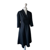 Original 1940's Black Pull Over Dress