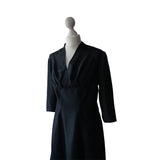 Original 1940's Black Pull Over Dress