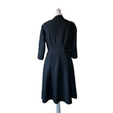 Original 1940's Black Pull Over Dress