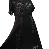 True 1940's Vintage Dress with Shoulder Pads