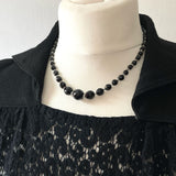 True 1940's Vintage Dress with Shoulder Pads