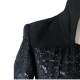 True 1940's Vintage Dress with Shoulder Pads