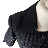 True 1940's Vintage Dress with Shoulder Pads