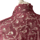 1940s Dusty Pink Lace Shrug or Blouse