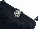 Black 1960s RFC Cocktail Purse