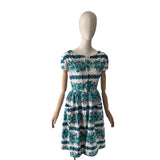 1950s Floral Print Dress with Pockets! - hurdyburdy vintage