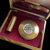 1950s Kigu Lucite Compact, Lipstick Holder & Comb Set