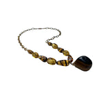 1970s Tigers Eye Gemstone Necklace