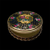 1960s Floral Pressed Powder Compact