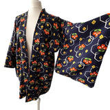Vintage Japanese Haori Kimono - hurdyburdy vintage