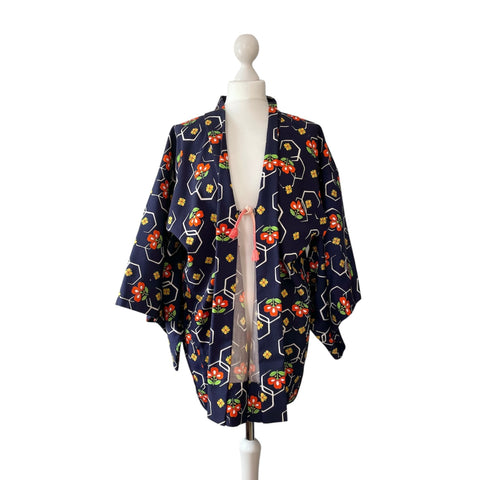 Vintage Japanese Haori Kimono - hurdyburdy vintage