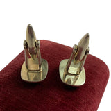 Vintage Gilt on Silver MOP Cufflinks