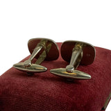 Vintage Gilt on Silver MOP Cufflinks