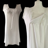 1800s French Chemise with Button Front Panel - hurdyburdy vintage