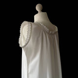 1800s French Chemise with Button Front Panel - hurdyburdy vintage