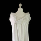 1800s French Chemise with Button Front Panel - hurdyburdy vintage