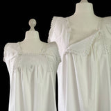 1800s French Chemise with Button Front Panel - hurdyburdy vintage