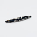 Early 20th Century Antique Abstract Danish Silver Brooch at hurdyburdy vintage jewellery shop