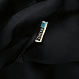Original 1950's Sheer Black Tricel Blouse