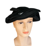 True Vintage Black Felt Hat