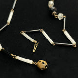 Antique 1920s Cezch Glass Necklace