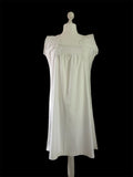 1800s French Chemise with Button Front Panel - hurdyburdy vintage