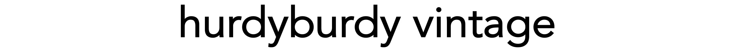 hurdyburdy vintage logo