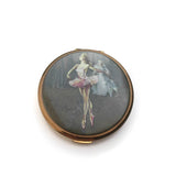 Rare Stratton Ballerina Powder Compact Signed Pál Fried