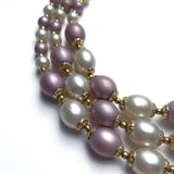 1960s Lilac Bead Necklace