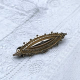 Victorian Etruscan Revival Pinchbeck Gold Brooch