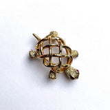 Signed Napier Turtle or Tortoise Brooch