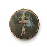 Rare Stratton Ballerina Powder Compact Signed Pál Fried