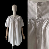 Victorian White Linen Chemise Monogrammed KP