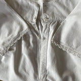 Victorian White Linen Chemise Monogrammed KP