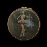 Rare Stratton Ballerina Powder Compact Signed Pál Fried