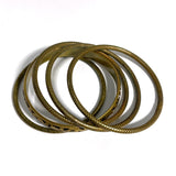 Vintage Brass Bangles 90's Y2K - hurdyburdy vintage