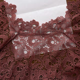 1940s Dusty Pink Lace Shrug or Blouse