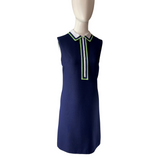 Vintage Mod Dress with Collar and Tie