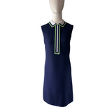 Vintage Mod Dress with Collar and Tie