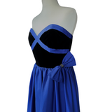 Strapless 1980s Evening Dress by Trina Lewis