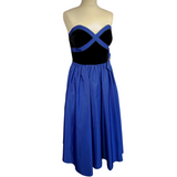 Strapless 1980s Evening Dress by Trina Lewis