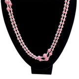 Vintage Sugar Pink Glass Necklace