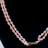 Vintage Sugar Pink Glass Necklace