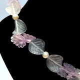 1980's Avon Pastel Blossoms Lucite Necklace