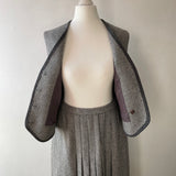 1970’s Wool Suit with Waistcoat and Skirt