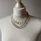1930s Faceted Cut Crystal Necklace